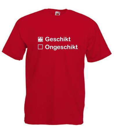 geschikt rood
